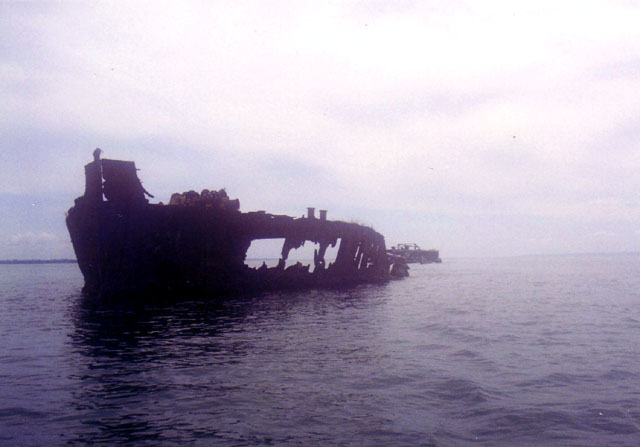 WW2 wreck off Kao, Halmahera, North Maluku